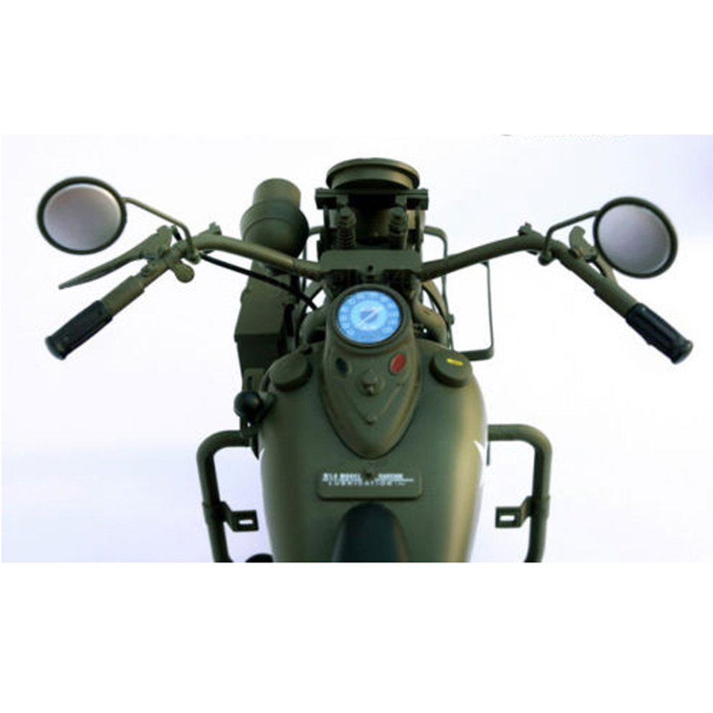 1/6 Scale Plastic Military Soldier Motorcycle for 12